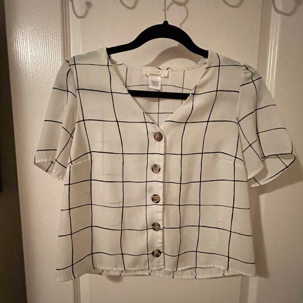 Grid Blouse